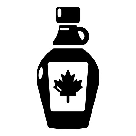 Maple syrup icon. Simple illustration of maple syrup vector icon for webのイラスト素材