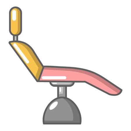 Dentist chair icon, cartoon styleのイラスト素材