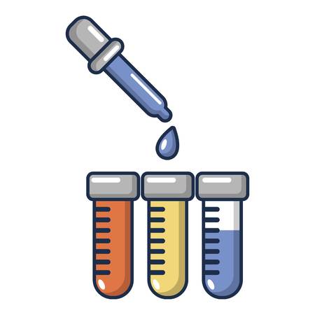 Refilling cartridges icon, cartoon style.のイラスト素材