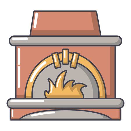 Blast furnace icon. Cartoon illustration of blast furnace vector icon for web.のイラスト素材