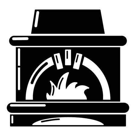 Blast furnace icon, simple style.のイラスト素材