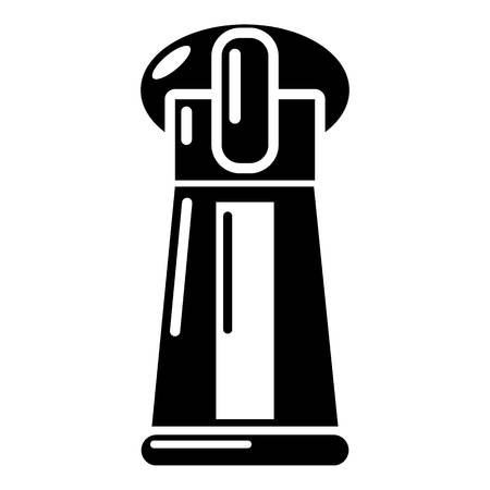 Invisible zip icon. Simple illustration of invisible zip vector icon for webのイラスト素材