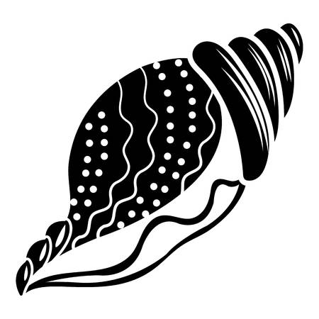 Nature shell icon. Simple illustration of nature shell vector icon for webのイラスト素材