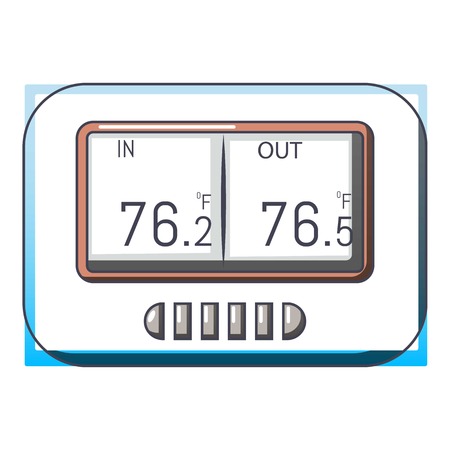 Tonometer icon. Cartoon illustration of tonometer vector icon for webのイラスト素材