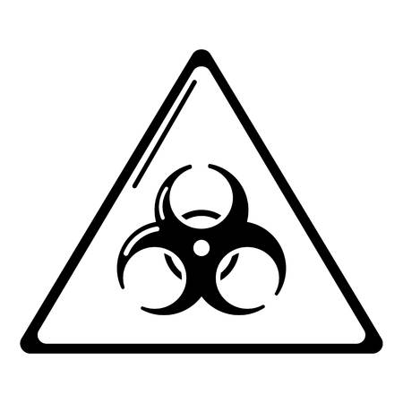 Caution icon, simple styleのイラスト素材