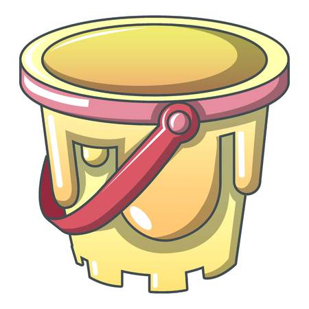 Child bucket icon, cartoon styleのイラスト素材