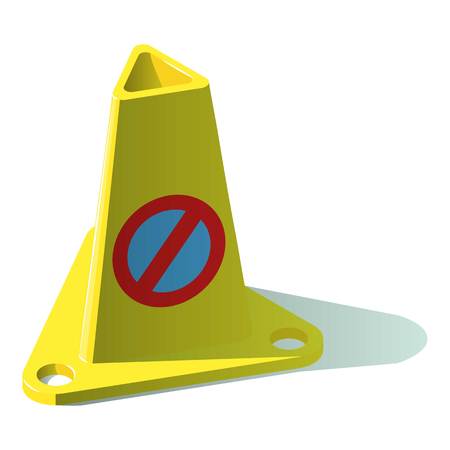 Cone icon, isometric style.のイラスト素材