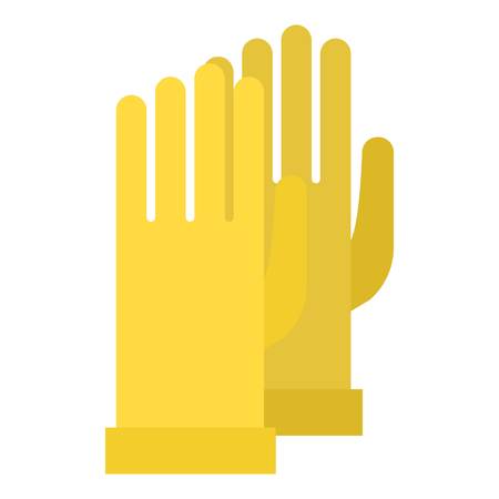 Glove icon. Flat illustration of glove vector icon for webのイラスト素材