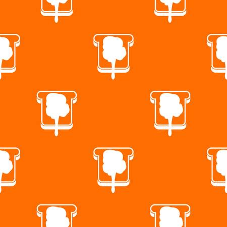 Bread pattern seamlessのイラスト素材