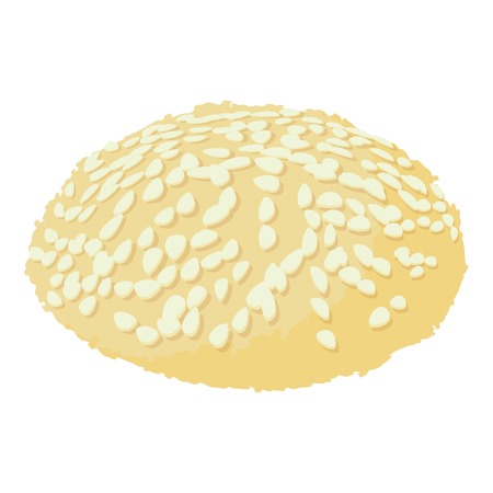 Tasty biscuit icon, isometric style.のイラスト素材