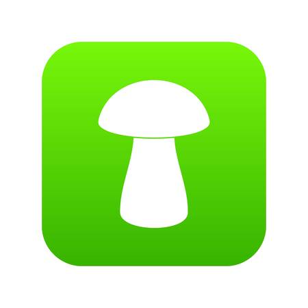Fungus boletus icon digital green for any design isolated on white vector illustrationのイラスト素材