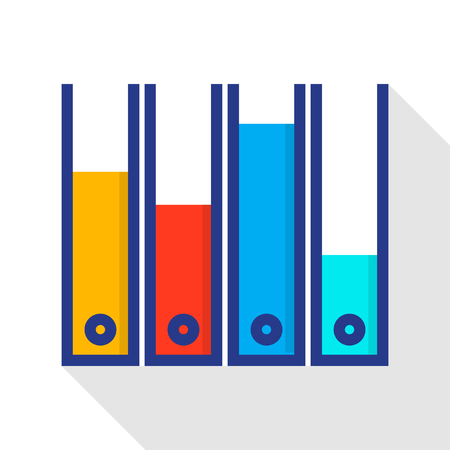 Marketing graphic icon, flat styleのイラスト素材