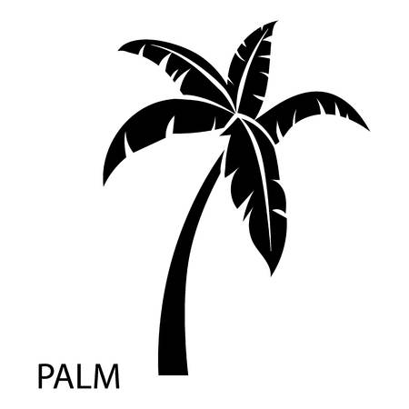 Palm tree icon. Simple illustration of palm tree vector icon for webのイラスト素材