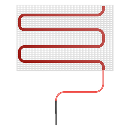 Bathroom heater icon. Realistic illustration of bathroom heater vector icon for webのイラスト素材