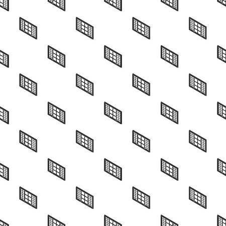 Wood window frame pattern vector seamless repeating for any web design.のイラスト素材