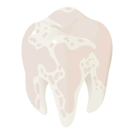 Ill tooth icon.のイラスト素材