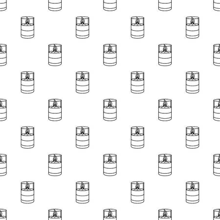 Candle glass pattern vector seamlessのイラスト素材