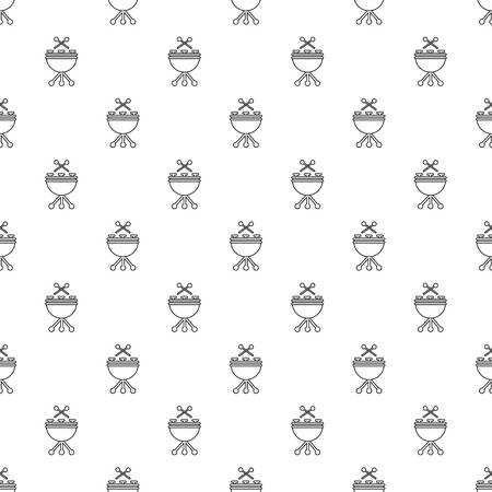 Drums pattern vector seamlessのイラスト素材