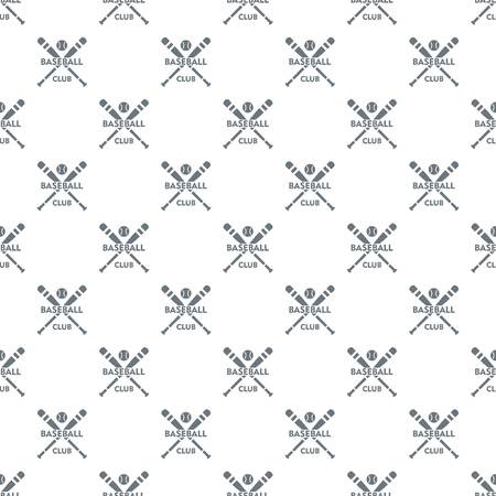 Baseball club pattern vector seamless repeat for any web designのイラスト素材