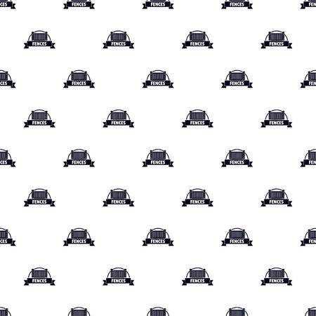 Fence brick pattern vector seamlessのイラスト素材