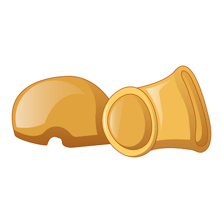 Pipette rigate icon, cartoon styleのイラスト素材