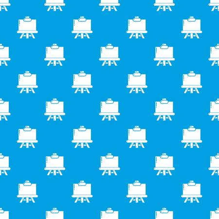 Canvas pattern vector seamless blueのイラスト素材