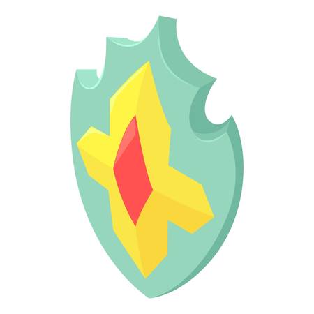 Imperial shield icon. Isometric of imperial shield vector icon for web design isolated on white backgroundのイラスト素材