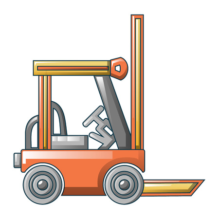 Lift truck icon, cartoon styleのイラスト素材