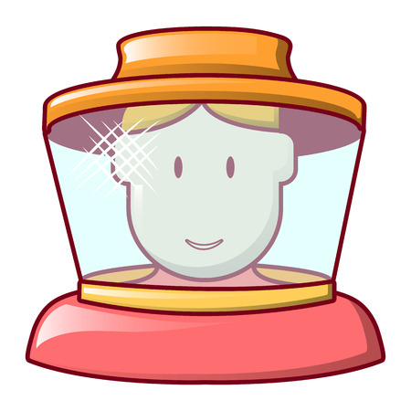 Bee keeper icon, cartoon styleのイラスト素材