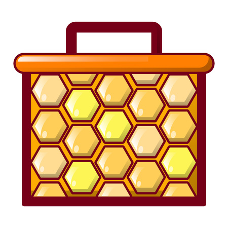 Honeycomb icon, cartoon styleのイラスト素材