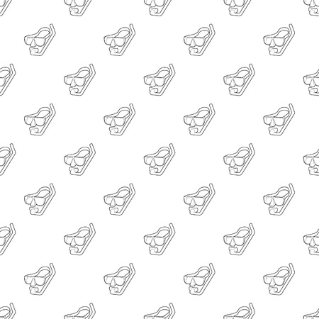 Diving mask pattern vector seamlessのイラスト素材