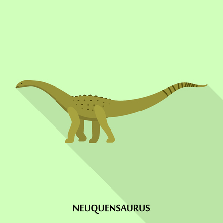 Neuquensaurus icon, flat styleのイラスト素材