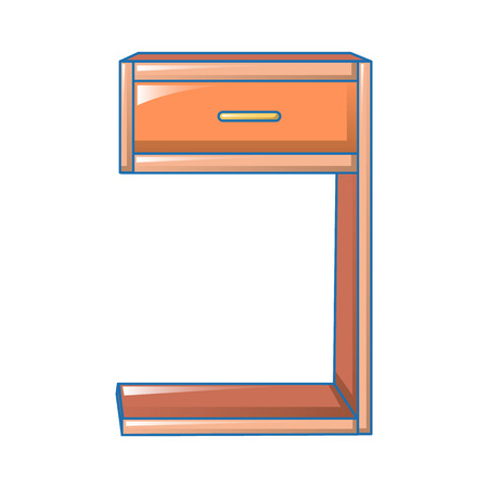 Modern bedside icon, cartoon styleのイラスト素材