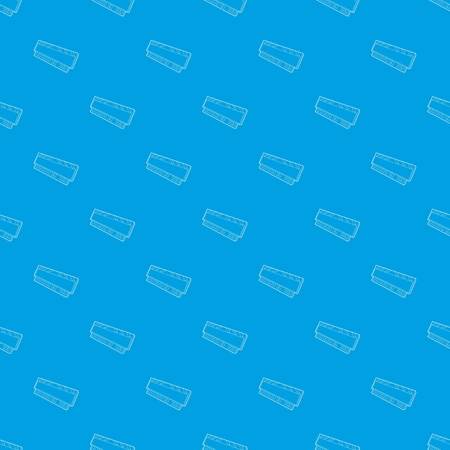 DVD RAM module for the personal computer pattern vector seamless blue