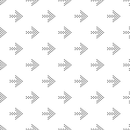 Small dots right arrow icon in simple style isolated on white backgroundのイラスト素材