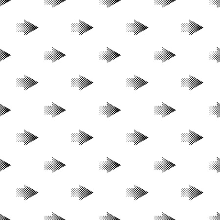Halftone rigth arrow icon, simple styleのイラスト素材