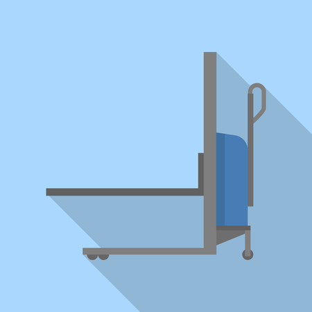 Car lift icon. Flat illustration of car lift vector icon for web designのイラスト素材