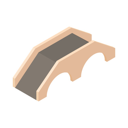 Bridge with hoist icon, cartoon styleの写真素材