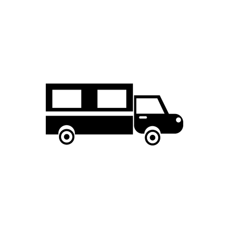 Hearse icon in simple styleの写真素材