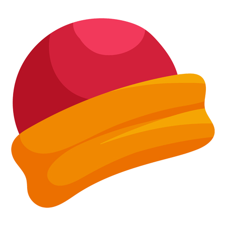 Santa Claus hat icon, cartoon styleの写真素材