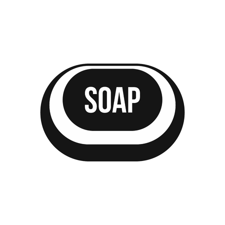 Soap icon in simple style on a white background illustrationの写真素材