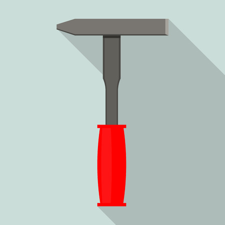 Welder work of hammer icon. Flat illustration of welder work of hammer vector icon for web designのイラスト素材