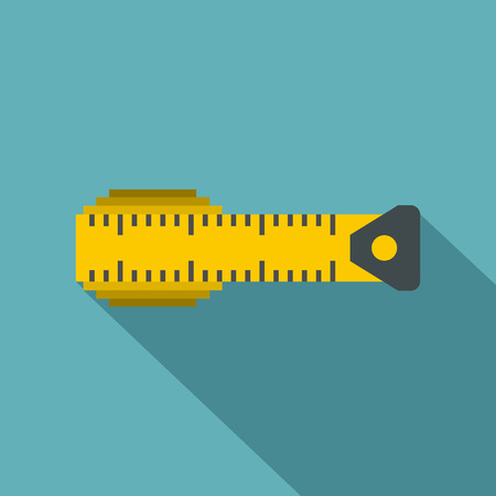 Measuring centimeter icon, flat styleの写真素材
