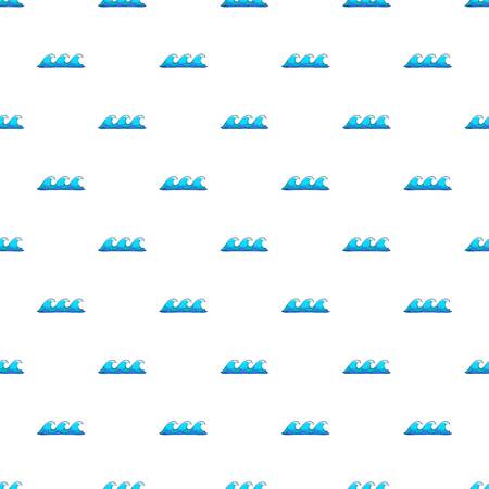 Ocean or sea wave pattern, cartoon styleの写真素材