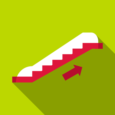 Escalator icon, flat styleの写真素材