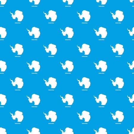 Antarctica map pattern vector seamless blue repeat for any useのイラスト素材