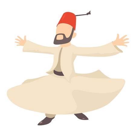 Arabic man icon. Cartoon illustration of arabic man icon for webの写真素材