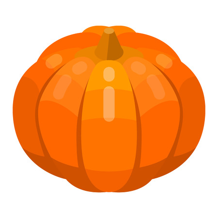 Pumpkin thanksgiving icon. Isometric of pumpkin thanksgiving vector icon for web design isolated on white backgroundのイラスト素材