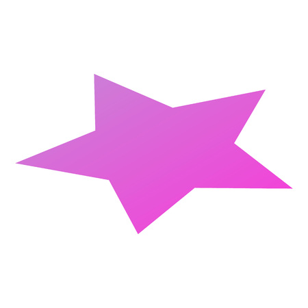 Purple star icon. Isometric of purple star vector icon for web design isolated on white backgroundのイラスト素材