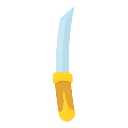 Steel knife icon, cartoon styleの写真素材